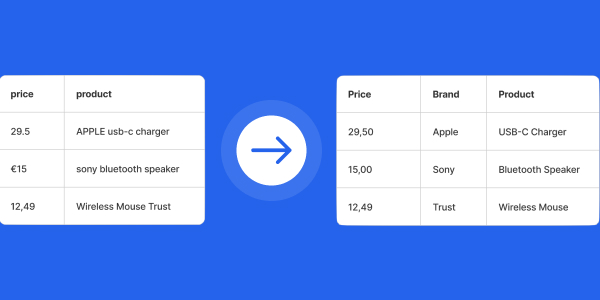 SheetFormatter - AI Data Transformation Tool Interface
